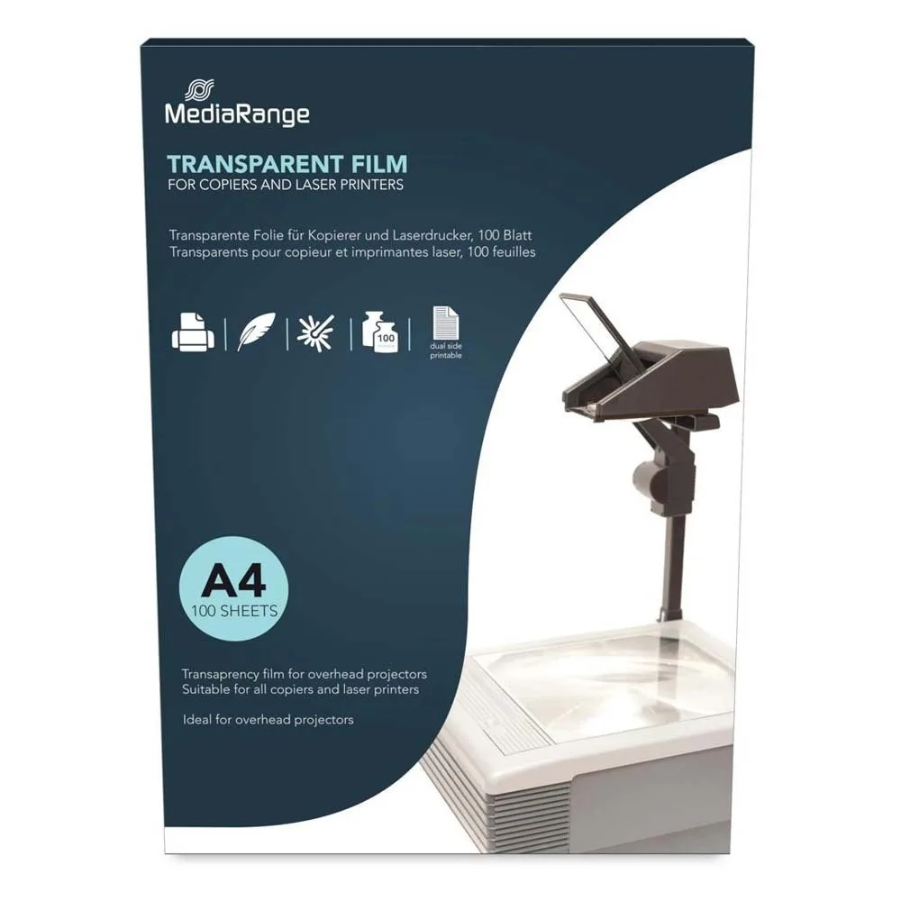 MediaRange Χαρτί Εκτύπωσης A4 100 φύλλα Διάφανο MRINK160 MediaRange Χαρτί Εκτύπωσης A4 100 φύλλα Διάφανο MRINK160 - Image 1
