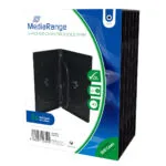 MediaRange DVD Box για 3 Δίσκους Μαύρο MRBOX35-3 5τμχ