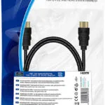 MediaRange HDMI 2.0 Premium High Speed 4K 60Hz HDR Cable HDMI male - HDMI male 1m Μαύρο MRCS195