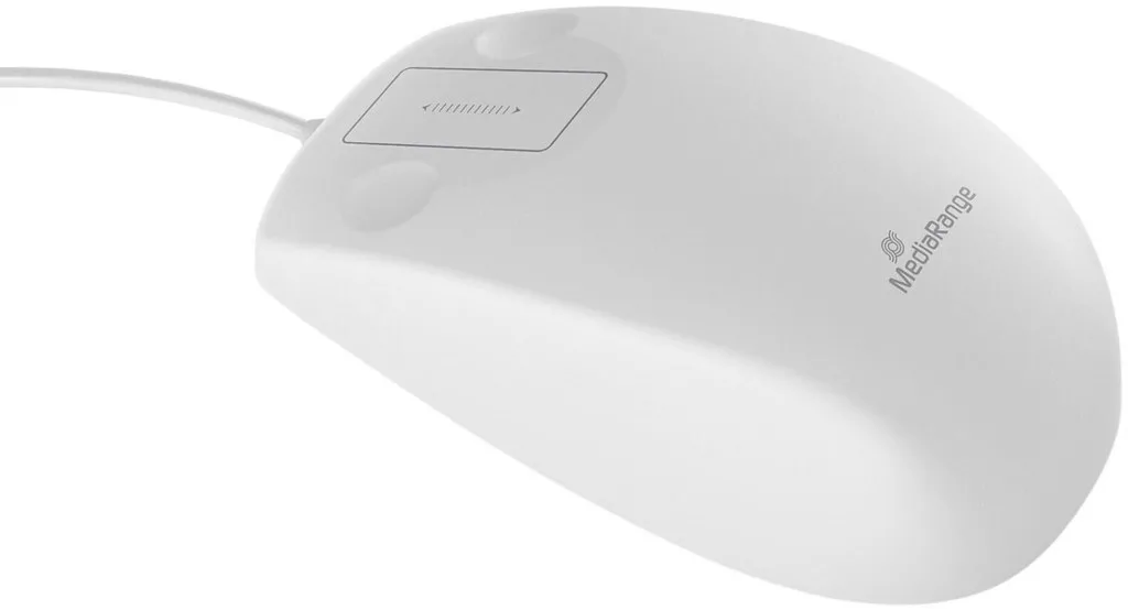 MediaRange Hygienic Ενσύρματο Ποντίκι Λευκό MediaRange Hygienic Ενσύρματο Ποντίκι Λευκό - Image 1