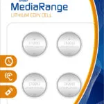 MediaRange Lithium Coin Cell Μπαταρίες CR2032 3V 4τμχ