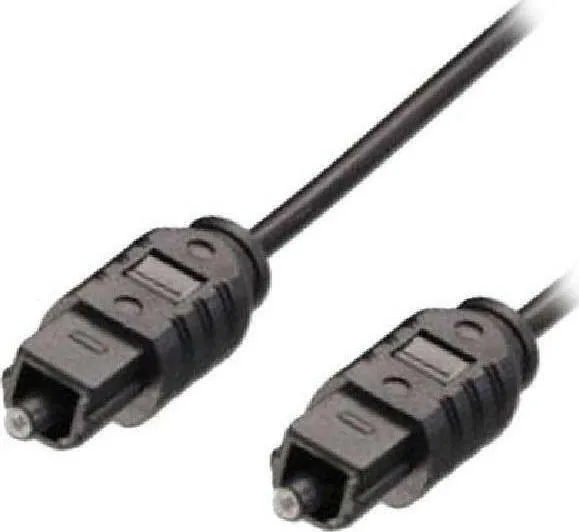 MediaRange Optical Audio Cable TOS male - TOS male Μαύρο 1.5m (MRCS133) MediaRange Optical Audio Cable TOS male - TOS male Μαύρο 1.5m (MRCS133) - Image 1