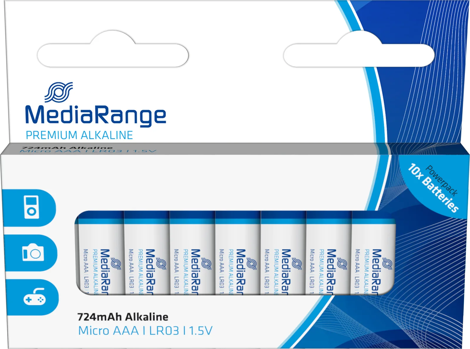 MediaRange Premium Αλκαλικές Μπαταρίες AAA 1.5V 10τμχ MRBAT102 MediaRange Premium Αλκαλικές Μπαταρίες AAA 1.5V 10τμχ MRBAT102 - Image 1