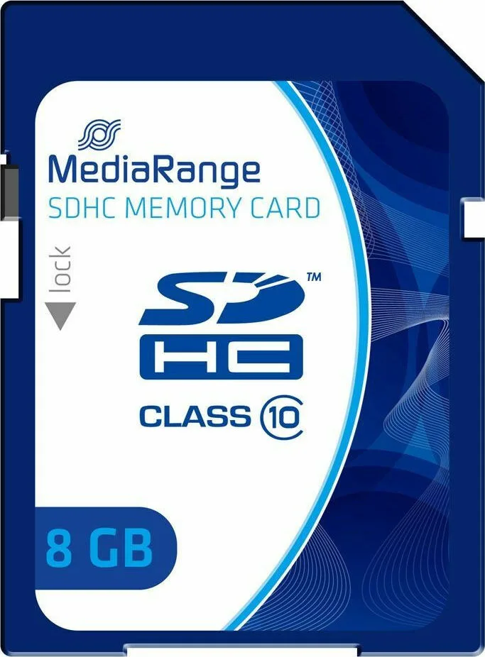 MediaRange SDHC 8GB Class 10 High Speed 15MB/s MediaRange SDHC 8GB Class 10 High Speed 15MB/s - Image 1