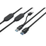 MediaRange USB 3.0 Cable USB-A male - Μαύρο 15m MRCS244