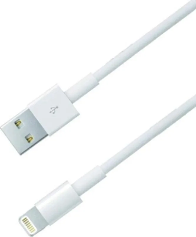 MediaRange USB to Lightning Cable White 1m (MRCS137) MediaRange USB to Lightning Cable White 1m (MRCS137) - Image 1