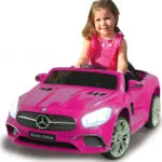 Mercedes-Benz SL 400 Μονοθέσιο με Τηλεκοντρόλ Licensed 12 Volt Ροζ για 3+ Ετών 460440
