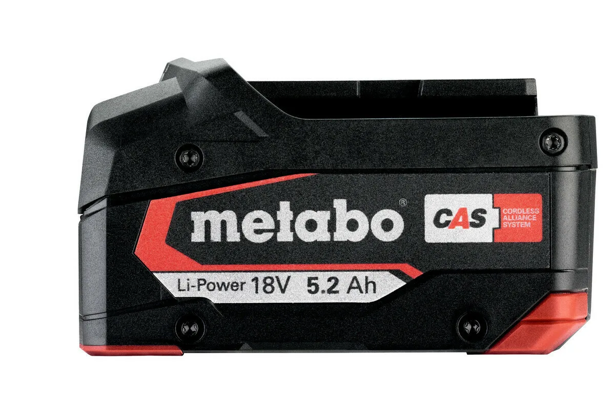 Metabo Μπαταρία Εργαλείου Λιθίου 18V με Χωρητικότητα 5.2Ah 625028000 Metabo Μπαταρία Εργαλείου Λιθίου 18V με Χωρητικότητα 5.2Ah 625028000 - Image 1