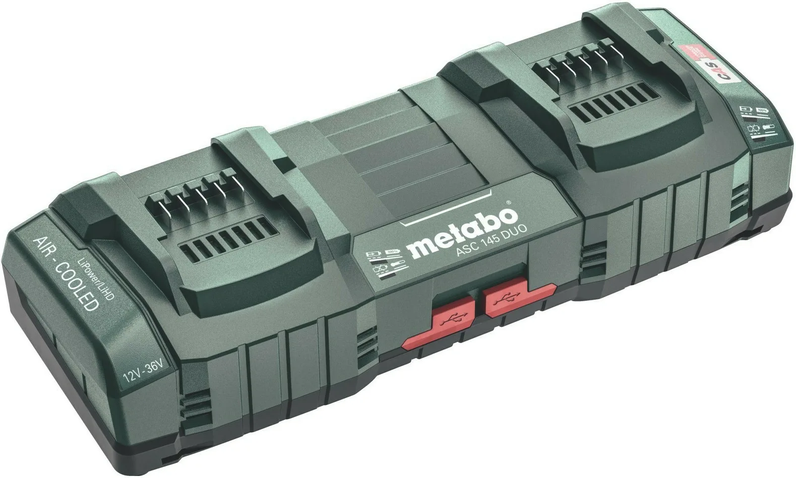 Metabo Φορτιστής ASC 145 DUO Διπλός Metabo Φορτιστής ASC 145 DUO Διπλός - Image 1