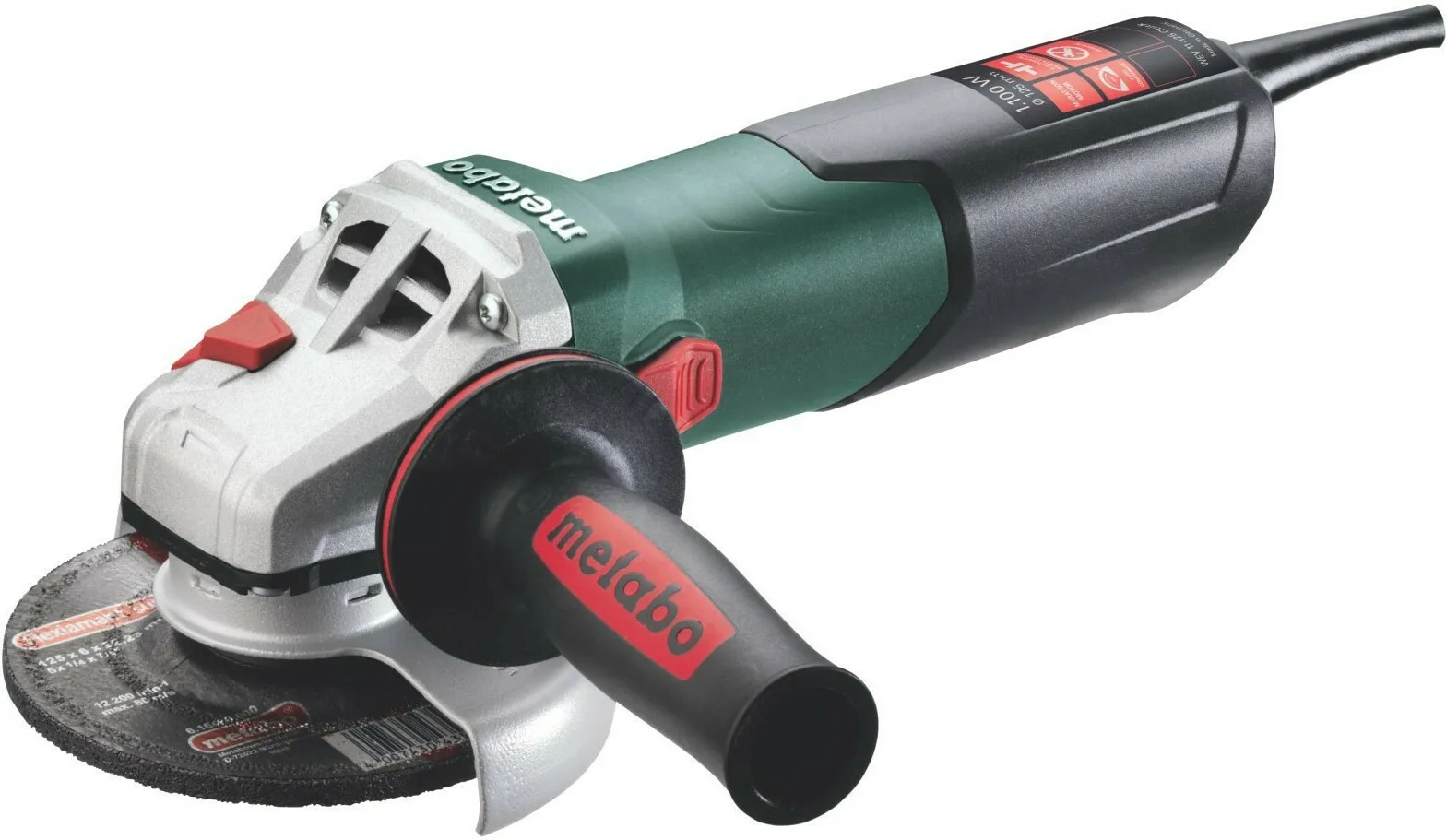 Metabo WEV 11-125 Quick Τροχός 125mm Ρεύματος 1100W με Ρύθμιση Στροφών Metabo WEV 11-125 Quick Τροχός 125mm Ρεύματος 1100W με Ρύθμιση Στροφών - Image 1