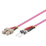 Microlink Καλώδιο Οπτικής Ίνας 7.5m Μωβ LW-8075TC4