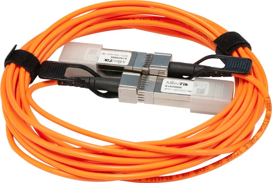 MikroTik Καλώδιο Οπτικής Ίνας SFP+ 5m Πορτοκαλί S+AO0005 MikroTik Καλώδιο Οπτικής Ίνας SFP+ 5m Πορτοκαλί S+AO0005 - Image 1