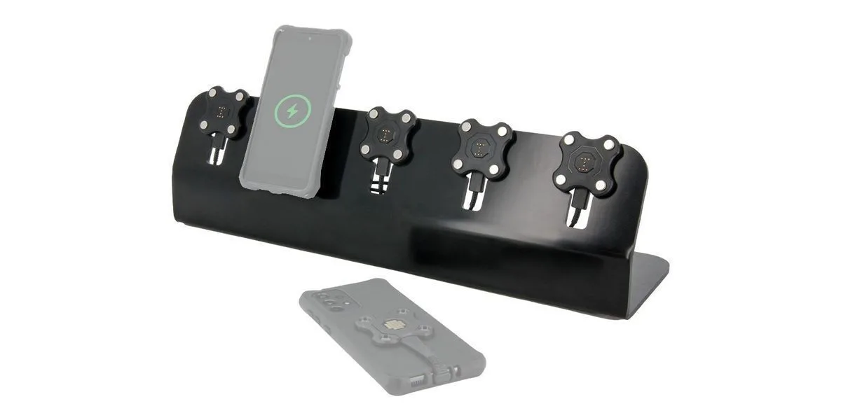 Mobilis Βάση Φόρτισης GaN με 6 Θύρες USB-C 120W Power Delivery σε Μαύρο χρώμα (Energia Dock) Mobilis Βάση Φόρτισης GaN με 6 Θύρες USB-C 120W Power Delivery σε Μαύρο χρώμα (Energia Dock) - Image 1