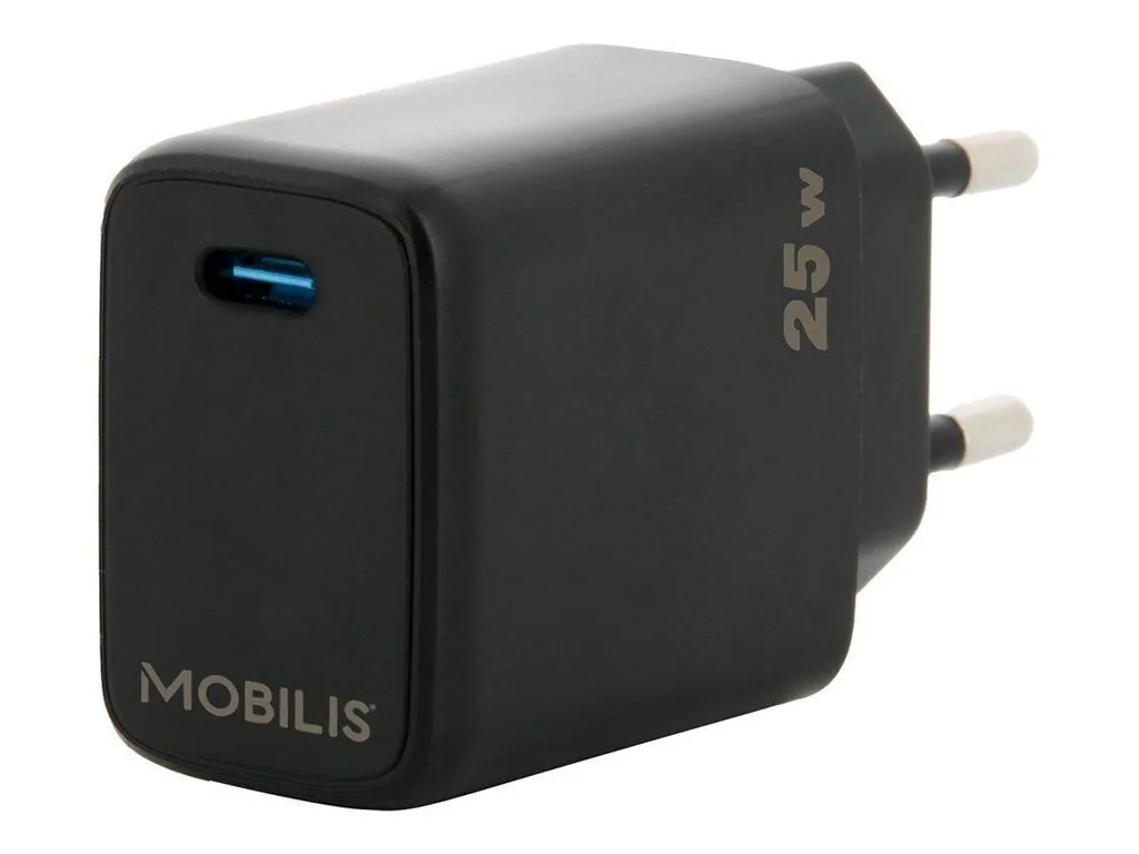 Mobilis Φορτιστής Χωρίς Καλώδιο με Θύρα USB-C 25W Power Delivery Μαύρος (001380) Mobilis Φορτιστής Χωρίς Καλώδιο με Θύρα USB-C 25W Power Delivery Μαύρος (001380) - Image 1