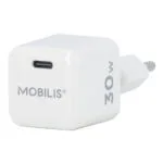 Mobilis Φορτιστής Χωρίς Καλώδιο GaN με Θύρα USB-C 30W Power Delivery Λευκός (Nano)