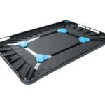 Mobilis Protech Flip Cover Περιστρεφόμενη Ανθεκτική Μαύρη (Galaxy Tab Active Pro)
