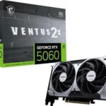 MSI GeForce RTX 5060 rev. 1.0 8GB GDDR7 Ventus 2X OC Κάρτα Γραφικών V550-009R