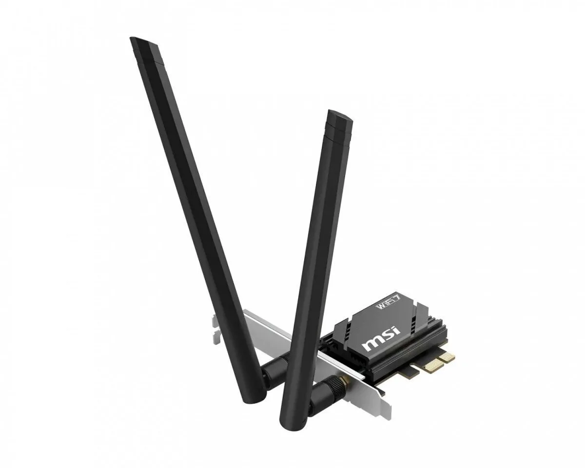 MSI Herald Ασύρματη Κάρτα Δικτύου (6452Mbps) PCI-e MSI Herald Ασύρματη Κάρτα Δικτύου (6452Mbps) PCI-e - Image 1