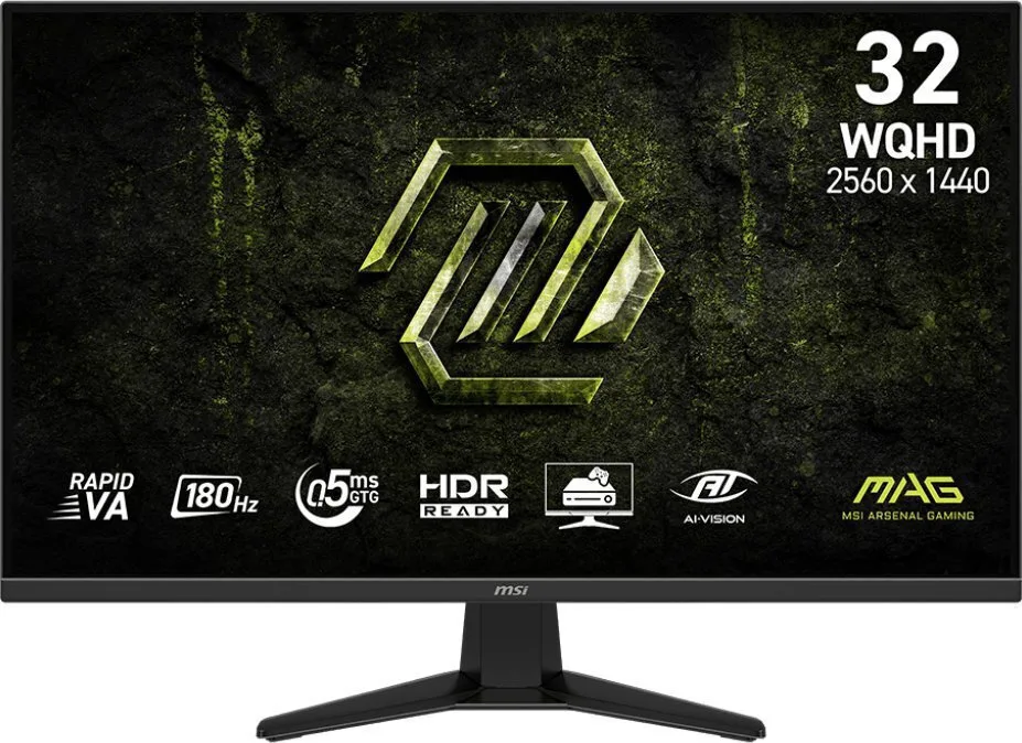 MSI MAG 325QF E18V VA HDR Gaming Monitor 32" QHD 2560x1440 180Hz με Χρόνο Απόκρισης 0.5ms GTG MSI MAG 325QF E18V VA HDR Gaming Monitor 32" QHD 2560x1440 180Hz με Χρόνο Απόκρισης 0.5ms GTG - Image 1