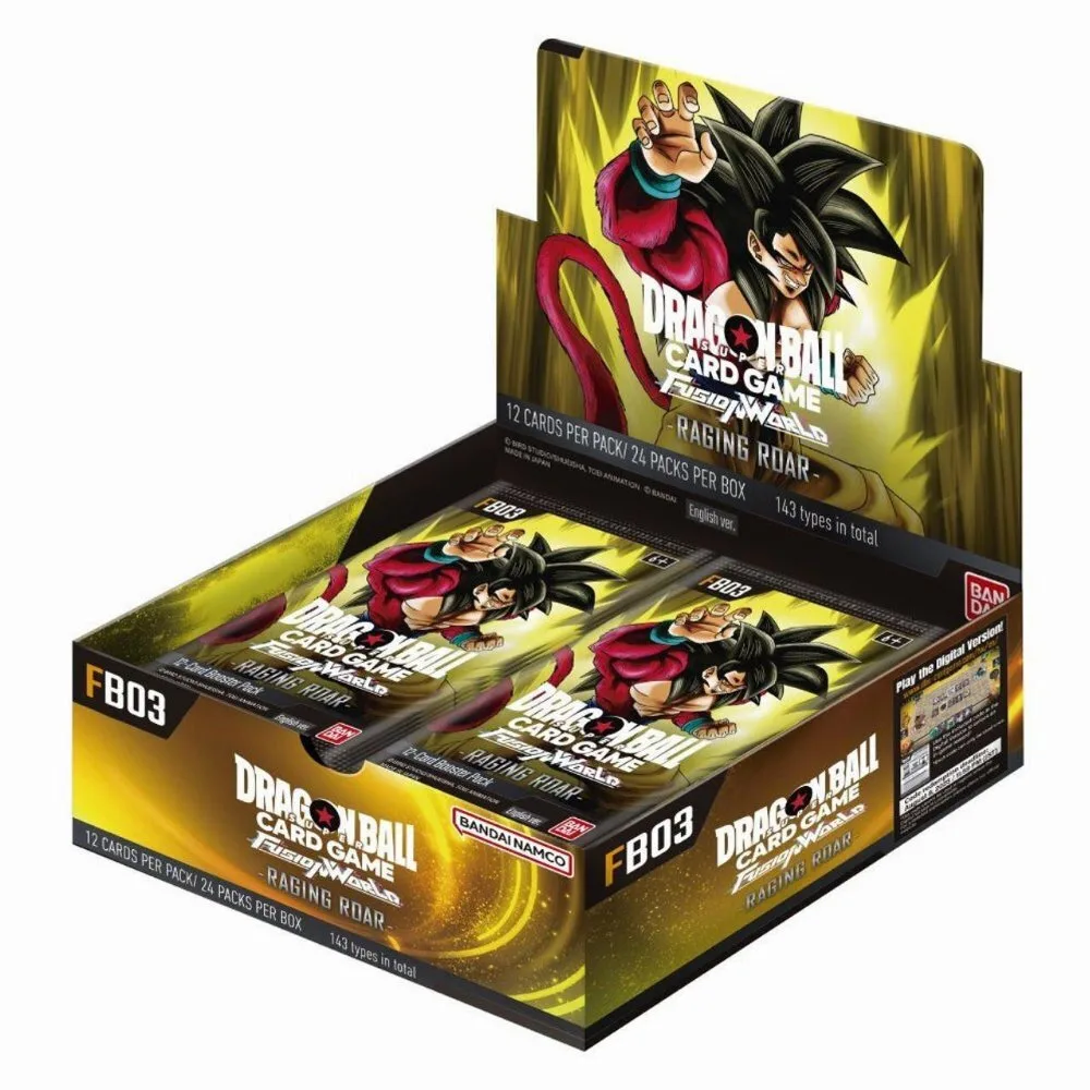 Namco - Bandai Dragon Ball Fusion World Booster Box Raging Roar (EN) Namco - Bandai Dragon Ball Fusion World Booster Box Raging Roar (EN) - Image 1