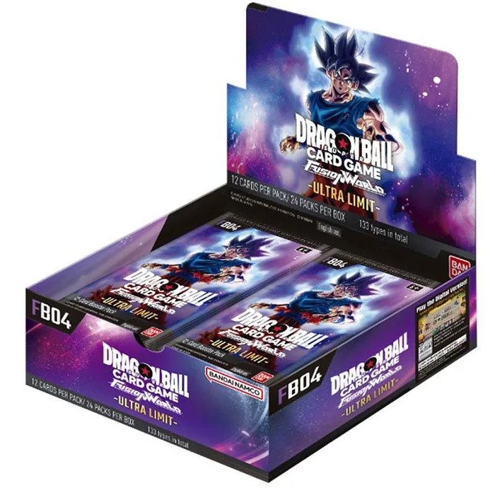 Namco - Bandai Ultra Limit FB04 Dragon Ball Fusion World Booster Box (EN) Namco - Bandai Ultra Limit FB04 Dragon Ball Fusion World Booster Box (EN) - Image 1