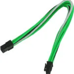 Nanoxia 8-Pin PCIe - 8-Pin PCIe Cable 0.3m Πράσινο NX8PE3EGWS