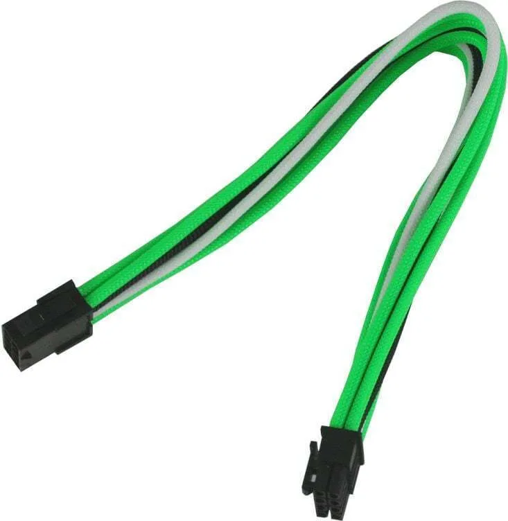 Nanoxia 8-Pin PCIe - 8-Pin PCIe Cable 0.3m Πράσινο NX8PE3EGWS Nanoxia 8-Pin PCIe - 8-Pin PCIe Cable 0.3m Πράσινο NX8PE3EGWS - Image 1