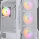Nanoxia DS-9 ARGB TG-Mesh Airflow Gaming Midi Tower Κουτί Υπολογιστή με Πλαϊνό Παράθυρο Λευκό