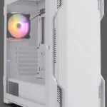 Nanoxia DS-9 ARGB TG-Mesh Gaming Midi Tower Κουτί Υπολογιστή με Πλαϊνό Παράθυρο Λευκό