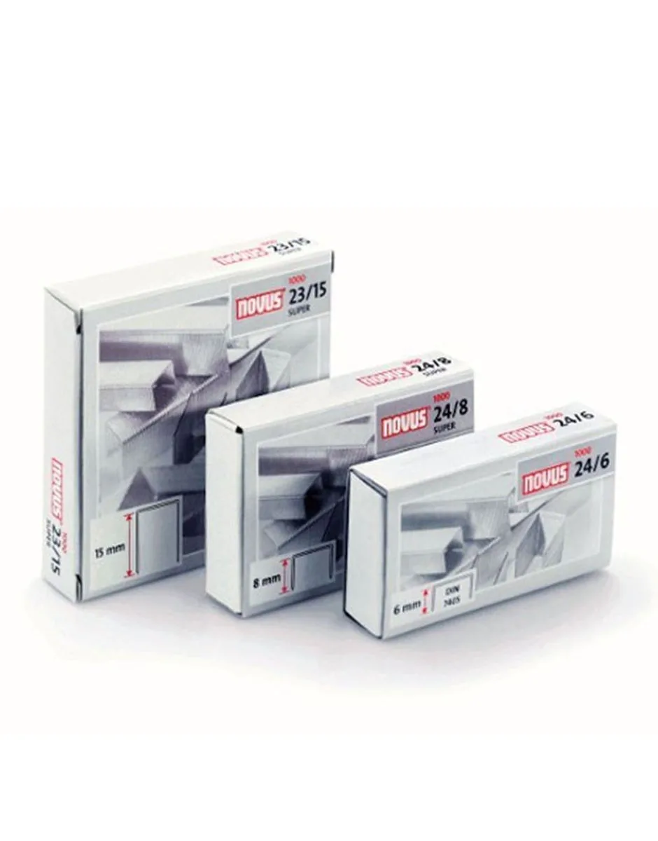 Novus Συρραπτικά 24/6 6 Mm 1000 Τεμ Flat-clinch Novus Συρραπτικά 24/6 6 Mm 1000 Τεμ Flat-clinch - Image 1