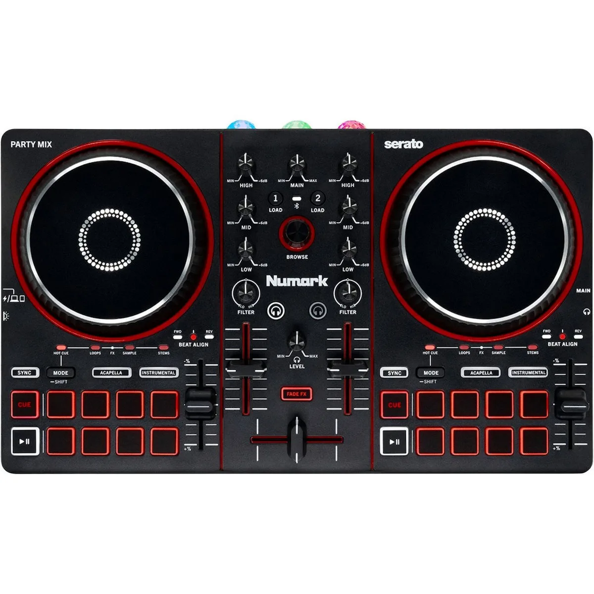 Numark Party Mix Mk-III DJ Controller 2 Καναλιών Numark Party Mix Mk-III DJ Controller 2 Καναλιών - Image 1