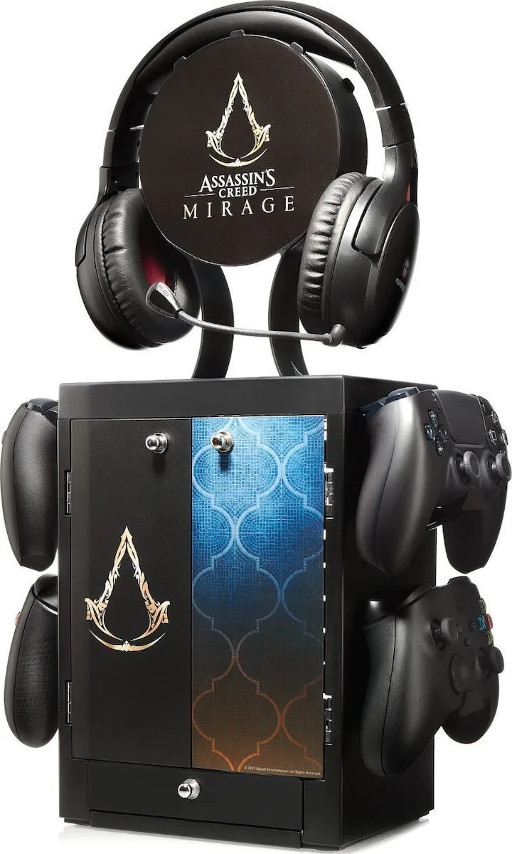 Numskull Gaming Locker Βάση για 4 χειριστήρια XBOX One / Switch / Xbox Series X/S Assassin’s Creed Mirage Πολύχρωμη Numskull Gaming Locker Βάση για 4 χειριστήρια XBOX One / Switch / Xbox Series X/S Assassin’s Creed Mirage Πολύχρωμη - Image 1