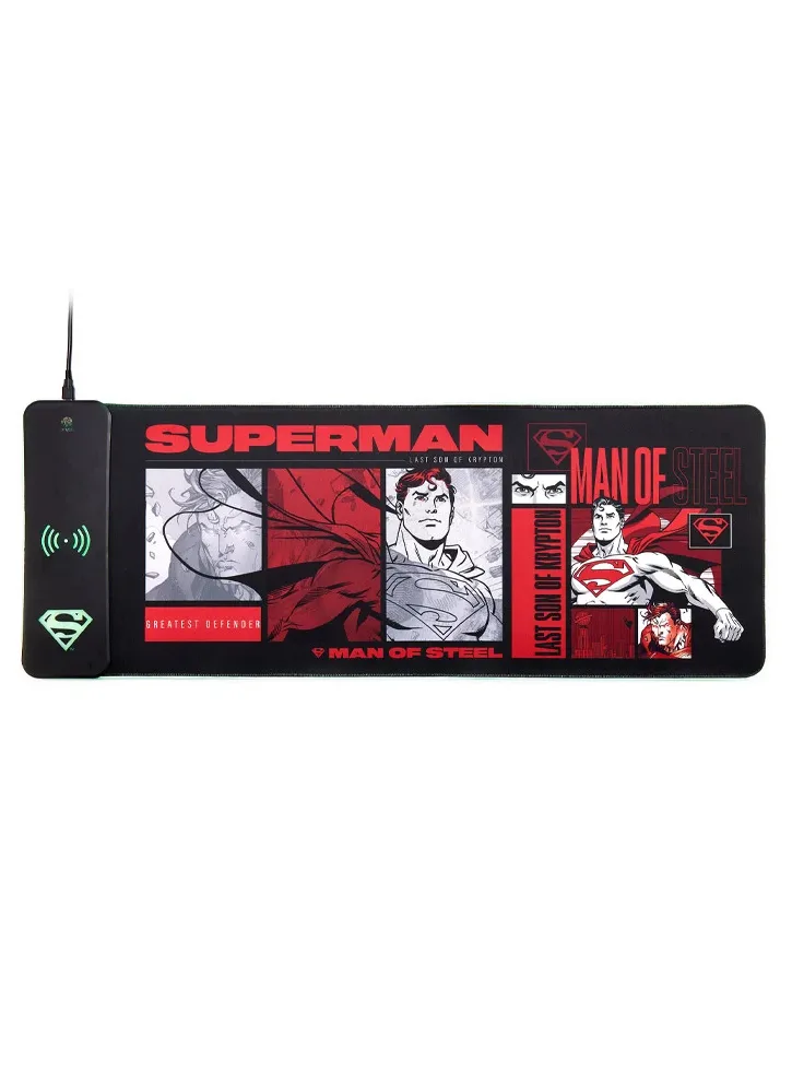 Numskull Numskull Superman Oversize Gaming Mat & Mobile Charger Pc Accessory Numskull Numskull Superman Oversize Gaming Mat & Mobile Charger Pc Accessory - Image 1