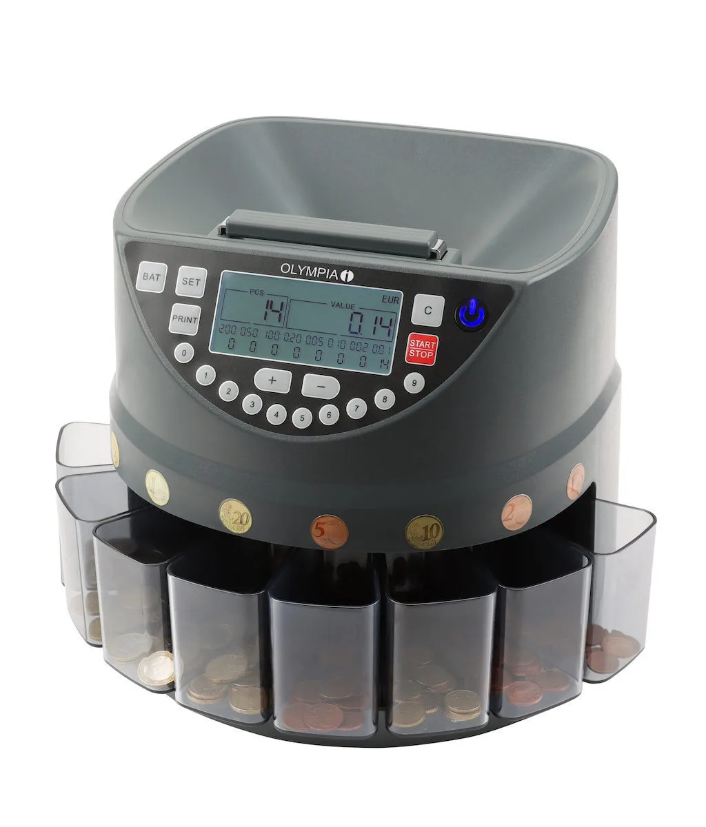 Olympia Cc 300 – Μετρητής Κερμάτων Lcd Οθόνη & Λειτουργία Batch Olympia Cc 300 – Μετρητής Κερμάτων Lcd Οθόνη & Λειτουργία Batch - Image 1