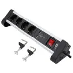Olympia Πολύπριζο 4 Θέσεων με 2 USB-A, Διακόπτη και Καλώδιο 1.5m 2425