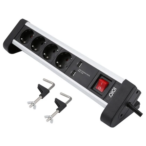 Olympia Πολύπριζο 4 Θέσεων με 2 USB-A, Διακόπτη και Καλώδιο 1.5m 2425 Olympia Πολύπριζο 4 Θέσεων με 2 USB-A, Διακόπτη και Καλώδιο 1.5m 2425 - Image 1