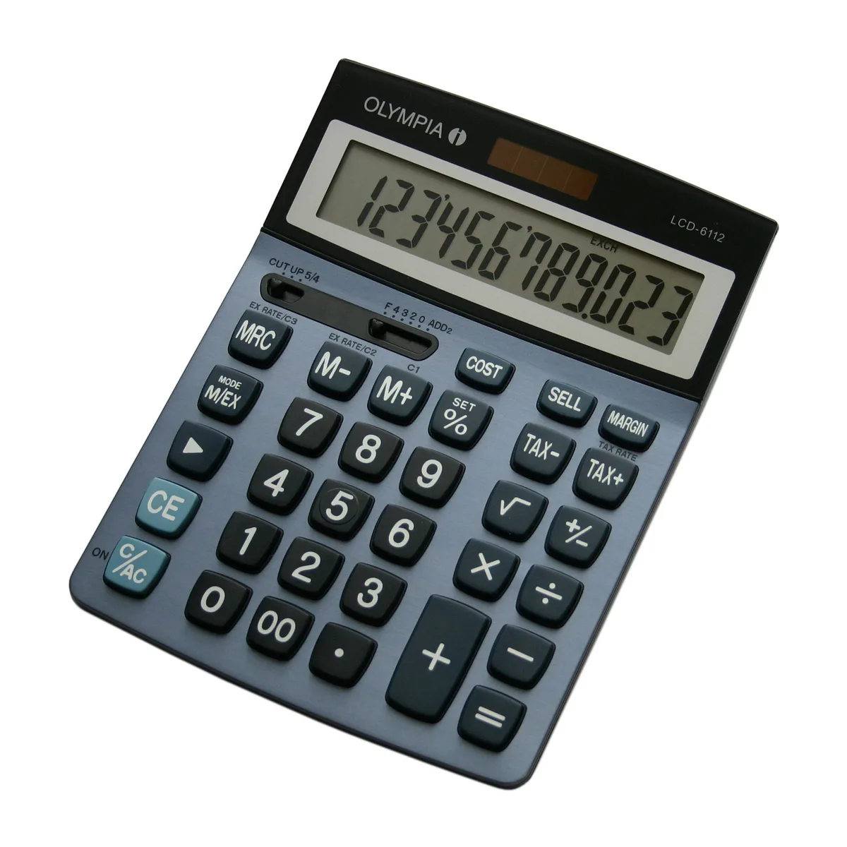 Olympia LCD-6112 Αριθμομηχανή 12 Ψηφίων σε Μπλε Χρώμα 941911003 Olympia LCD-6112 Αριθμομηχανή 12 Ψηφίων σε Μπλε Χρώμα 941911003 - Image 1