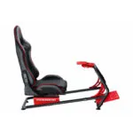 Oplite GT3 Cockpit Καρέκλα Gaming Δερματίνης Μαύρη