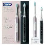 Oral-B Pulsonic Slim Luxe 4900 Twin Pack Ηλεκτρική Οδοντόβουρτσα με Χρονομετρητή Rose Gold / Matte Black Διπλή Συσκευασία