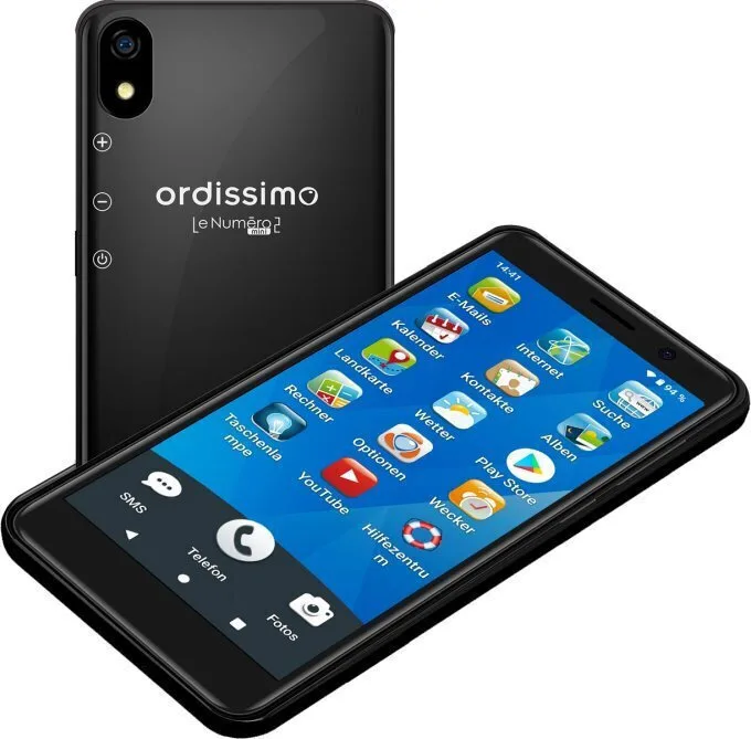 Ordissimo LeNuméro2 Mini Single SIM (3/32GB) Μαύρο Ordissimo LeNuméro2 Mini Single SIM (3/32GB) Μαύρο - Image 1
