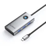 Orico PW11 6in1 USB-C Docking Station με HDMI 4K PD Ethernet Γκρι
