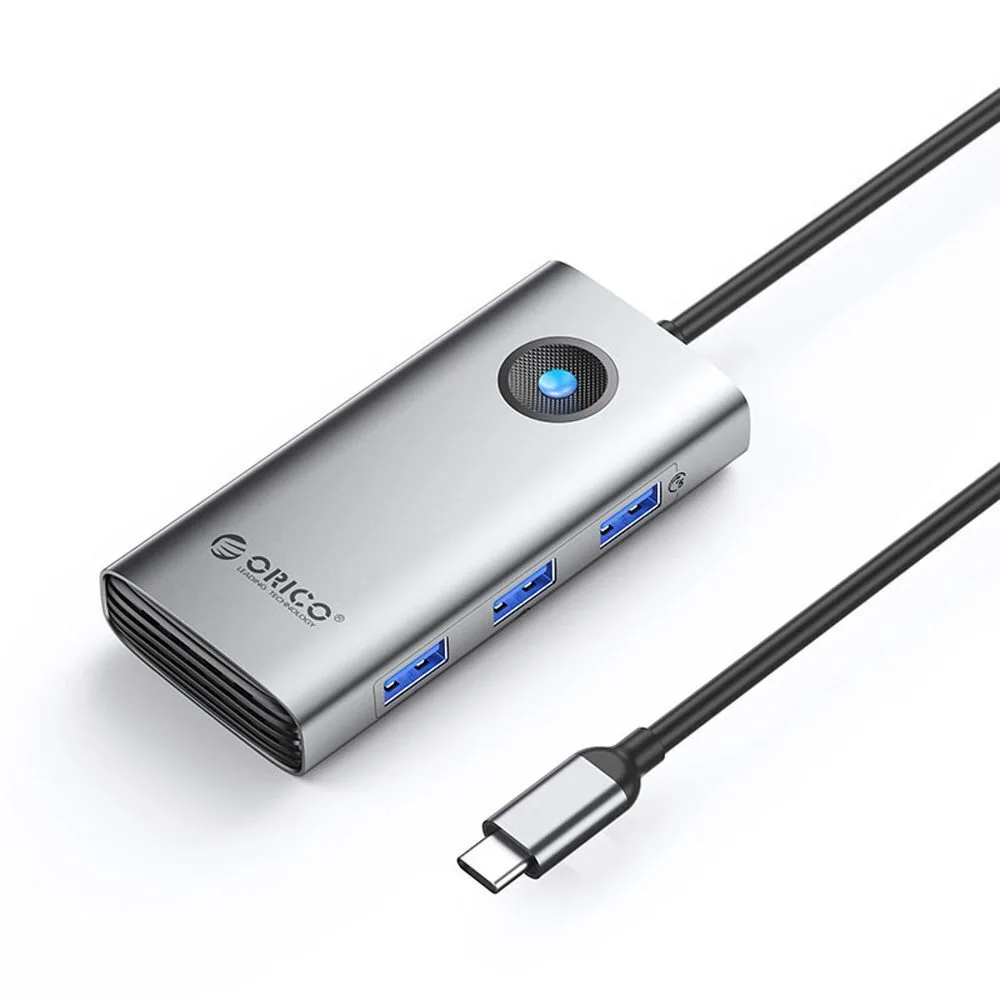 Orico PW11 6in1 USB-C Docking Station με HDMI 4K PD Ethernet Γκρι Orico PW11 6in1 USB-C Docking Station με HDMI 4K PD Ethernet Γκρι - Image 1