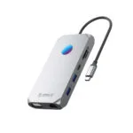 Orico XCR 12in1 RGB USB-C Docking Station με HDMI 4K PD Ethernet Γκρι