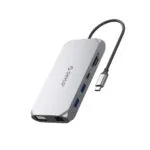 Orico XCR 12in1 USB-C Docking Station με HDMI 4K PD Ethernet Γκρι