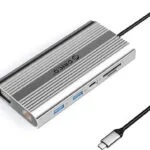 Orico XDR 12in1 USB-C Docking Station με HDMI 4K PD Ethernet Ασημί