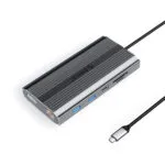 Orico XDR 12in1 USB-C Docking Station με HDMI/DisplayPort 4K PD Ethernet Γκρι