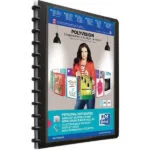 Oxford Ringmappe Polyvision Vario-zipp-prinzip 20 Διαφανείς Θήκες Pp Din A4