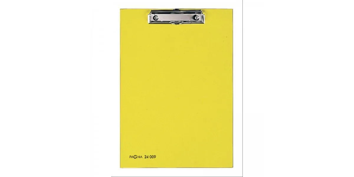 Pagna Ντοσιέ με Κλιπ για Χαρτί A4 Κίτρινο 24009-05 Pagna Ντοσιέ με Κλιπ για Χαρτί A4 Κίτρινο 24009-05 - Image 1