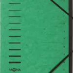 Pagna Folder 12 Fächer 1-12 Grün