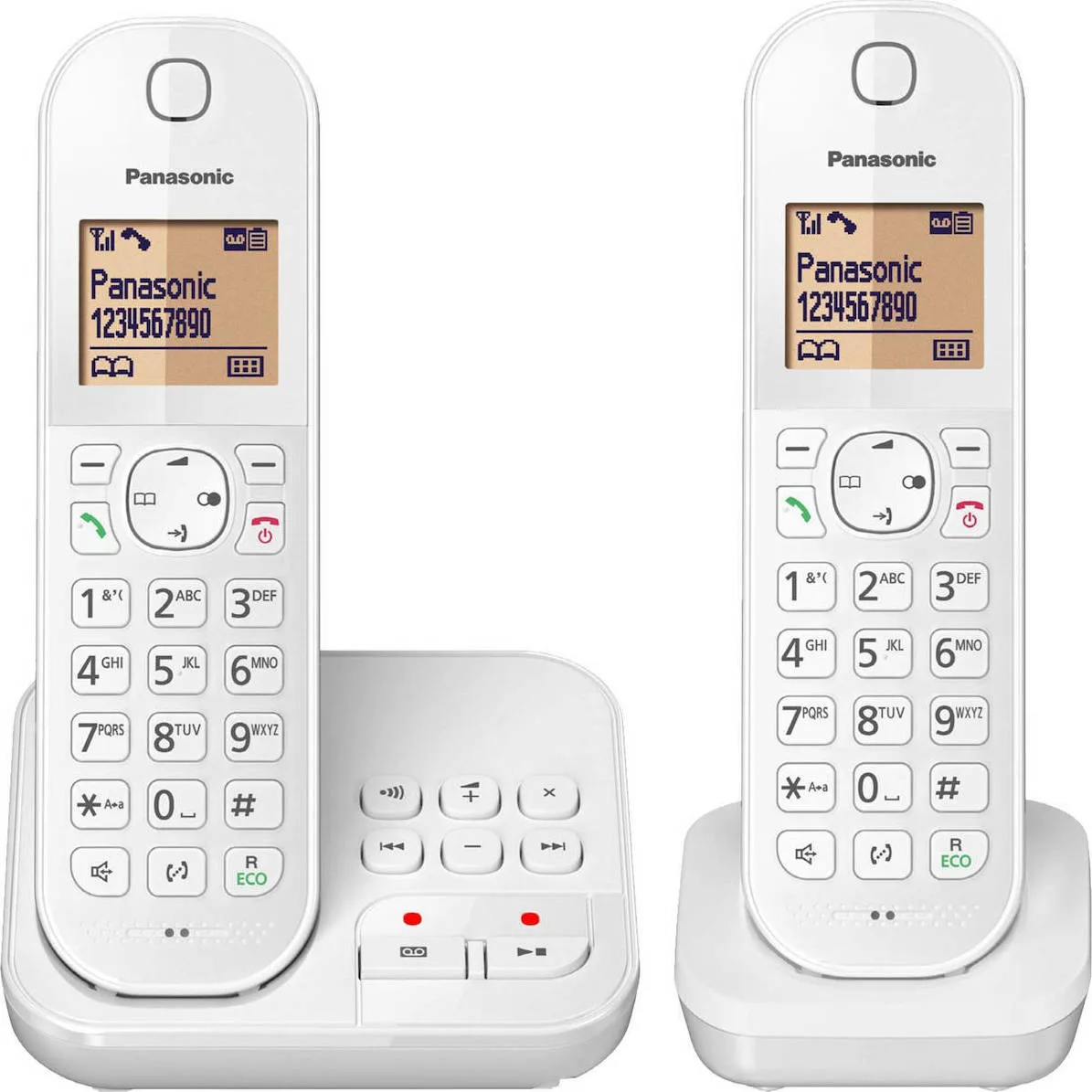 Panasonic KX-TGC422 Ασύρματο Τηλέφωνο Duo Λευκό Panasonic KX-TGC422 Ασύρματο Τηλέφωνο Duo Λευκό - Image 1